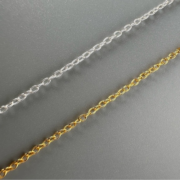 14k Gold Sterling Silver Round Wreath Pedant Necklace - Picture 12 of 17